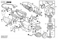 Bosch 0 601 755 181 GWS 25-180 Angle Grinder 110 V / GB Spare Parts GWS25-180